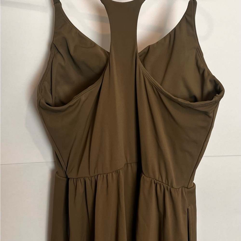 HALARA Olive Green Midi Dress - Picture 7 of 11